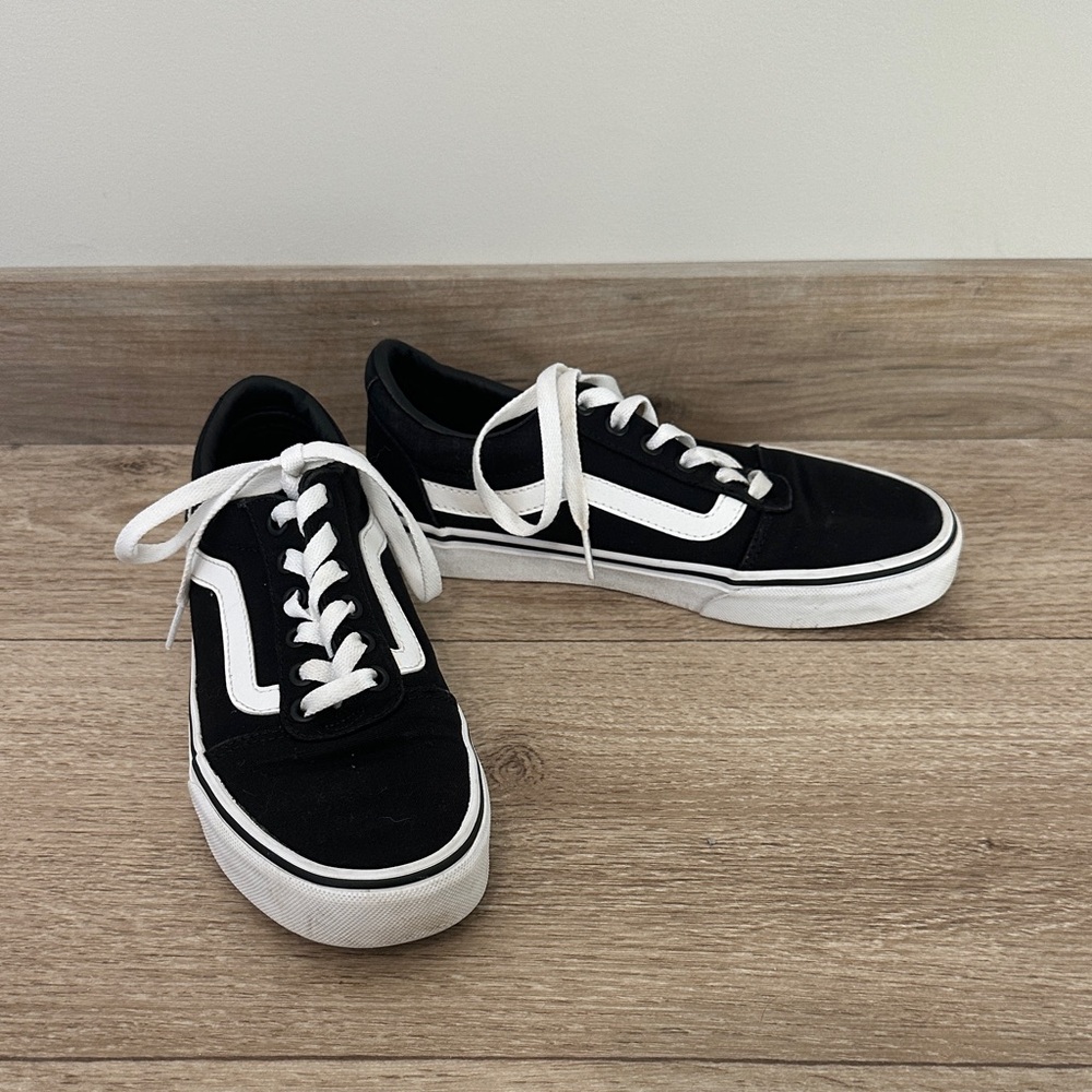 Vans Black and White Classic Sneakers